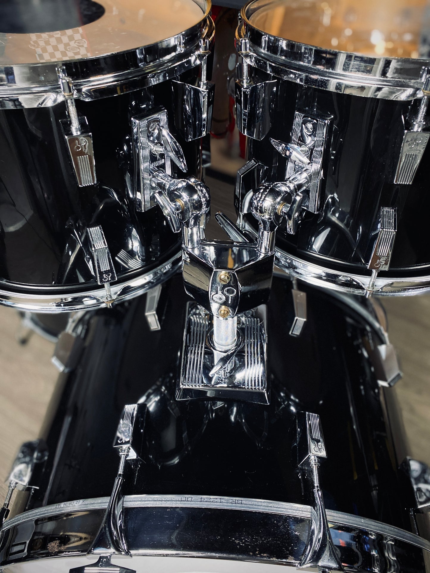 Sonor Phonic Drum Kit – 1980s Black (9-Ply Beechwood Shells)