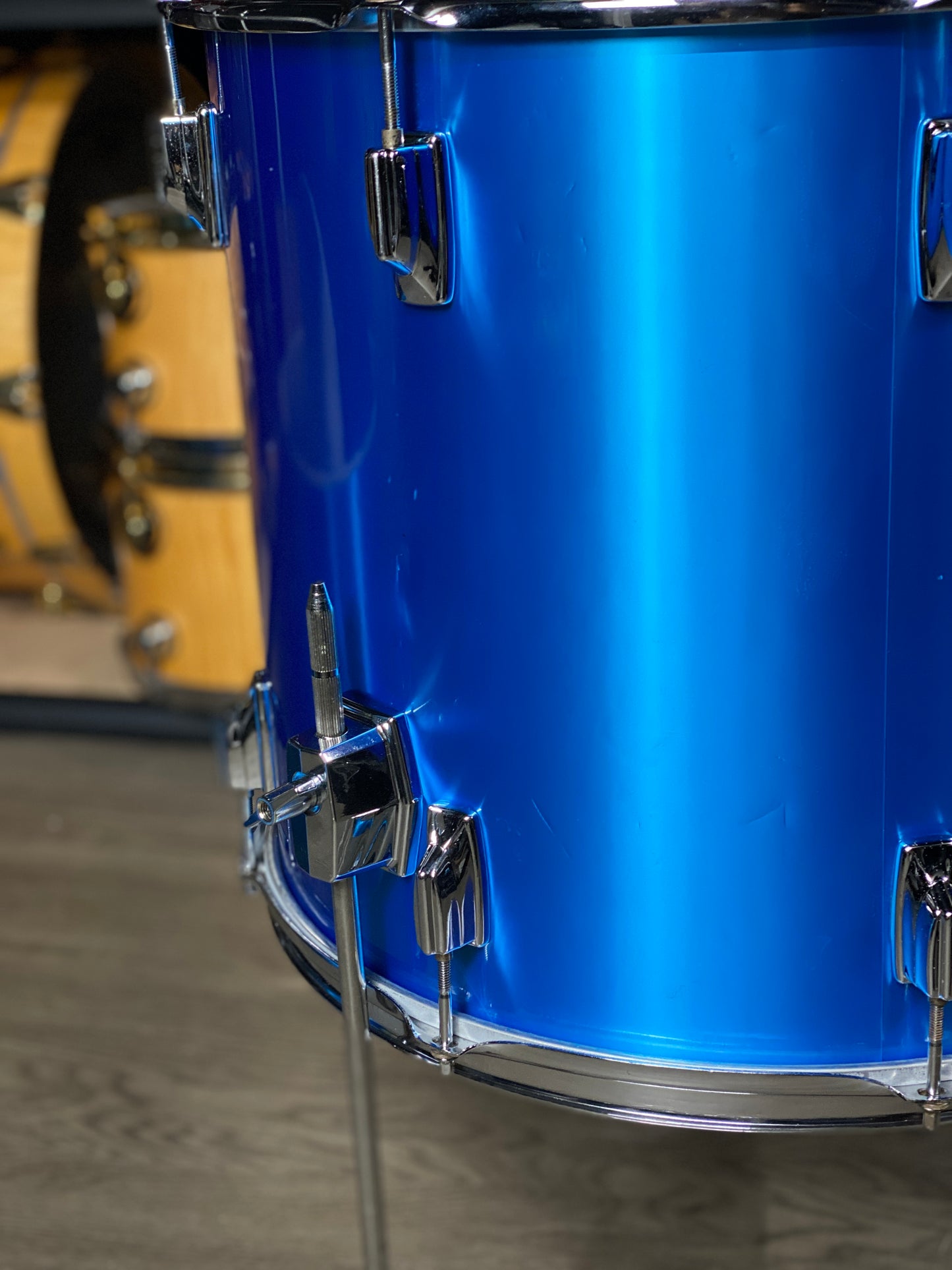 Tama Imperialstar 16x18 Floor Tom Metalic Blue 1970s