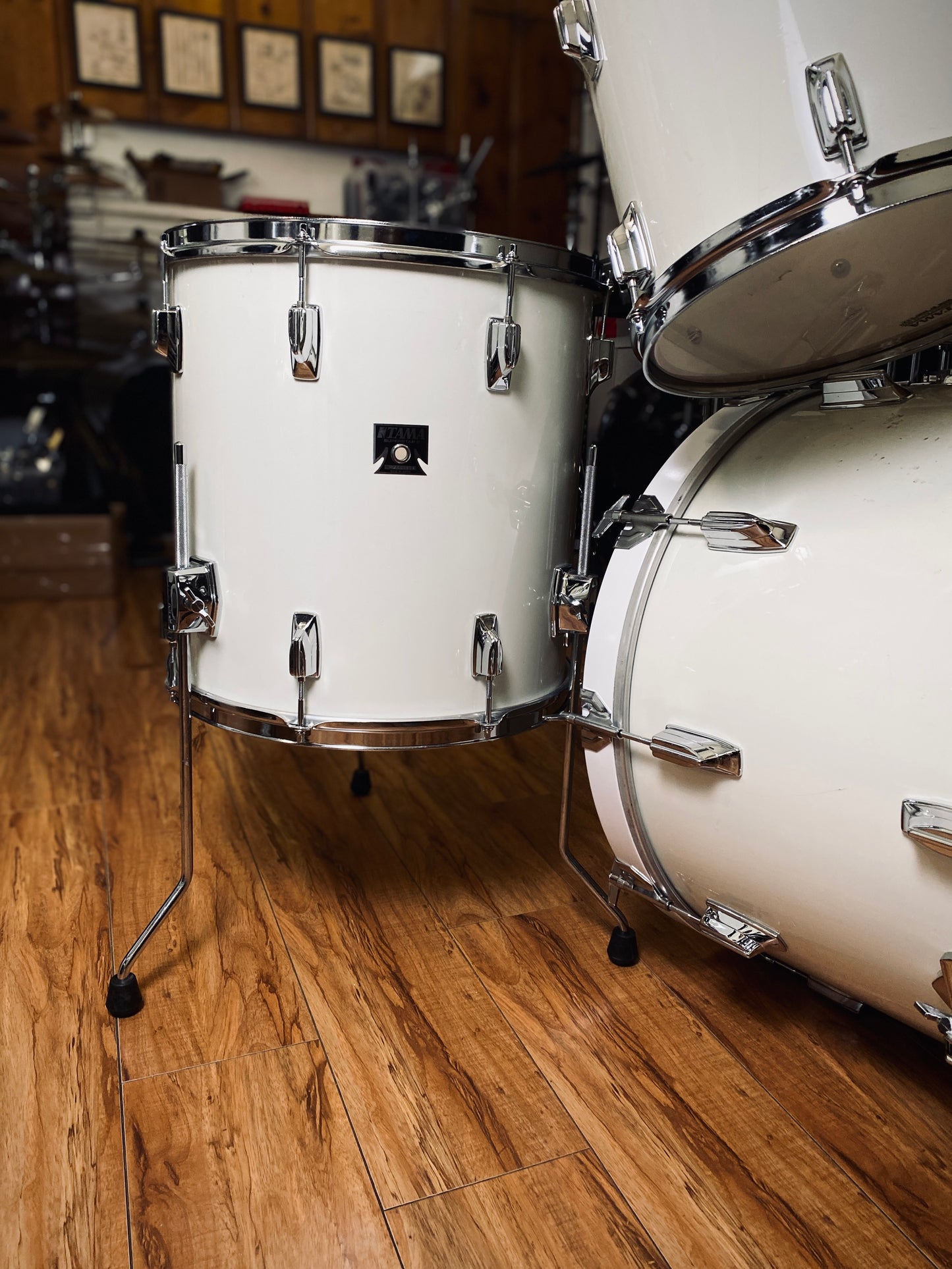 Tama Superstar Drum Kit – Piano White (1986)