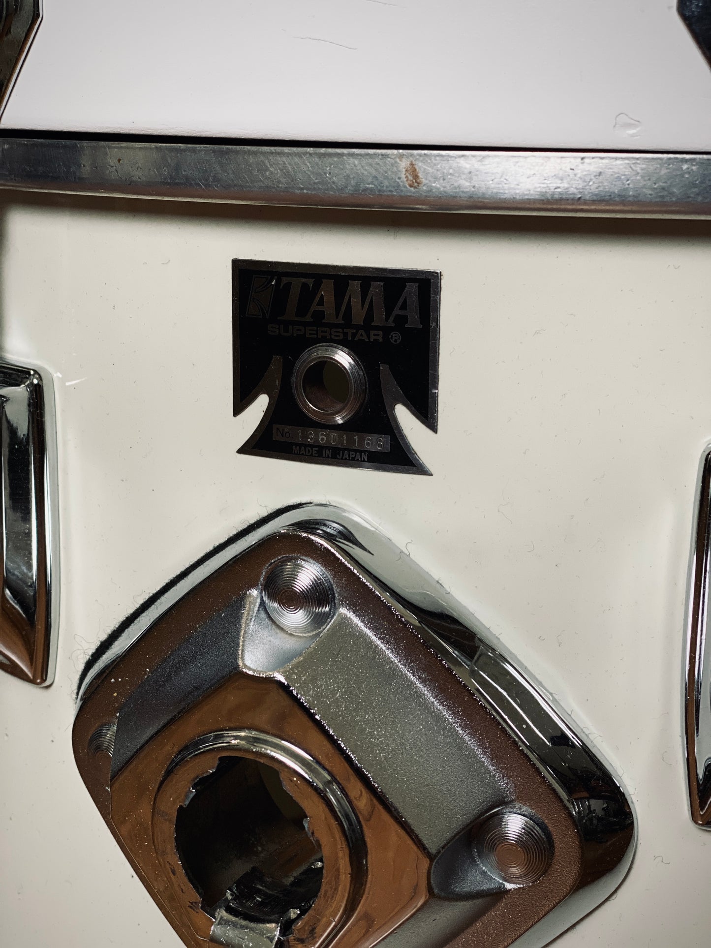 Tama Superstar Drum Kit – Piano White (1986)
