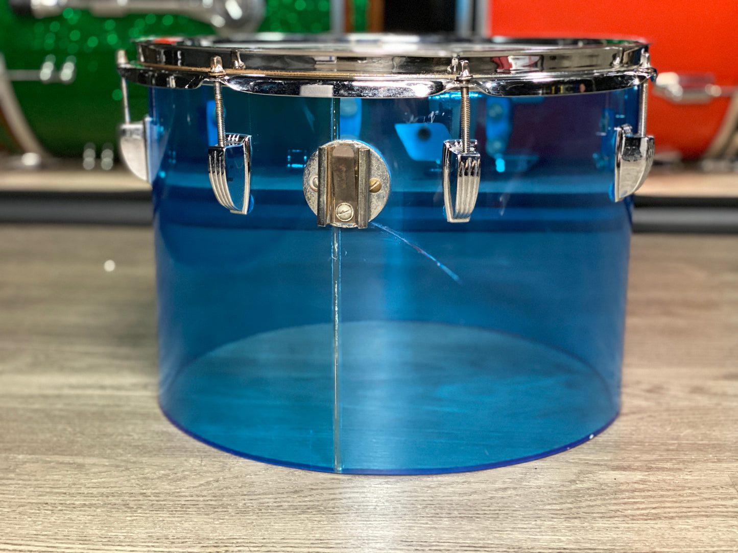 Ludwig 10x14 Vistalite Concert Tom Blue - 1970s