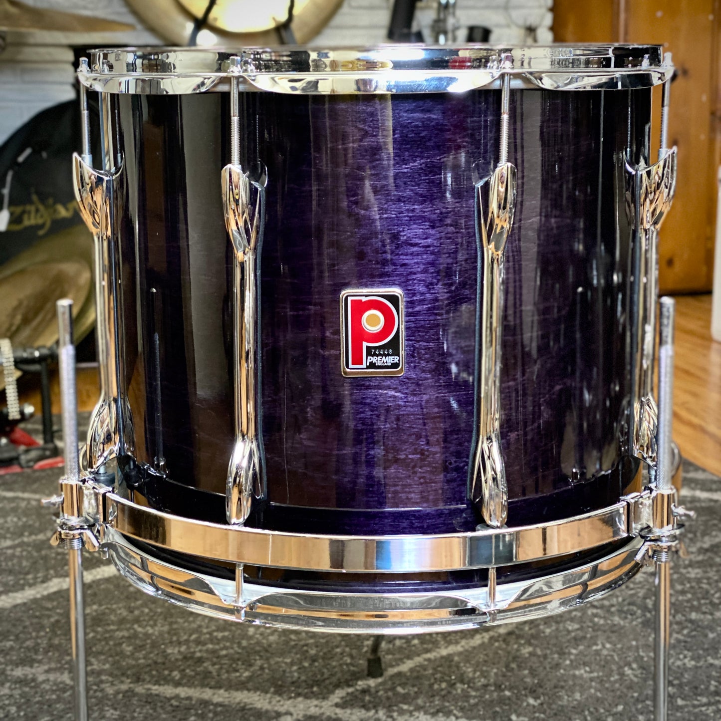 Premier Projector Drum Kit - Black Shadow - 1990s