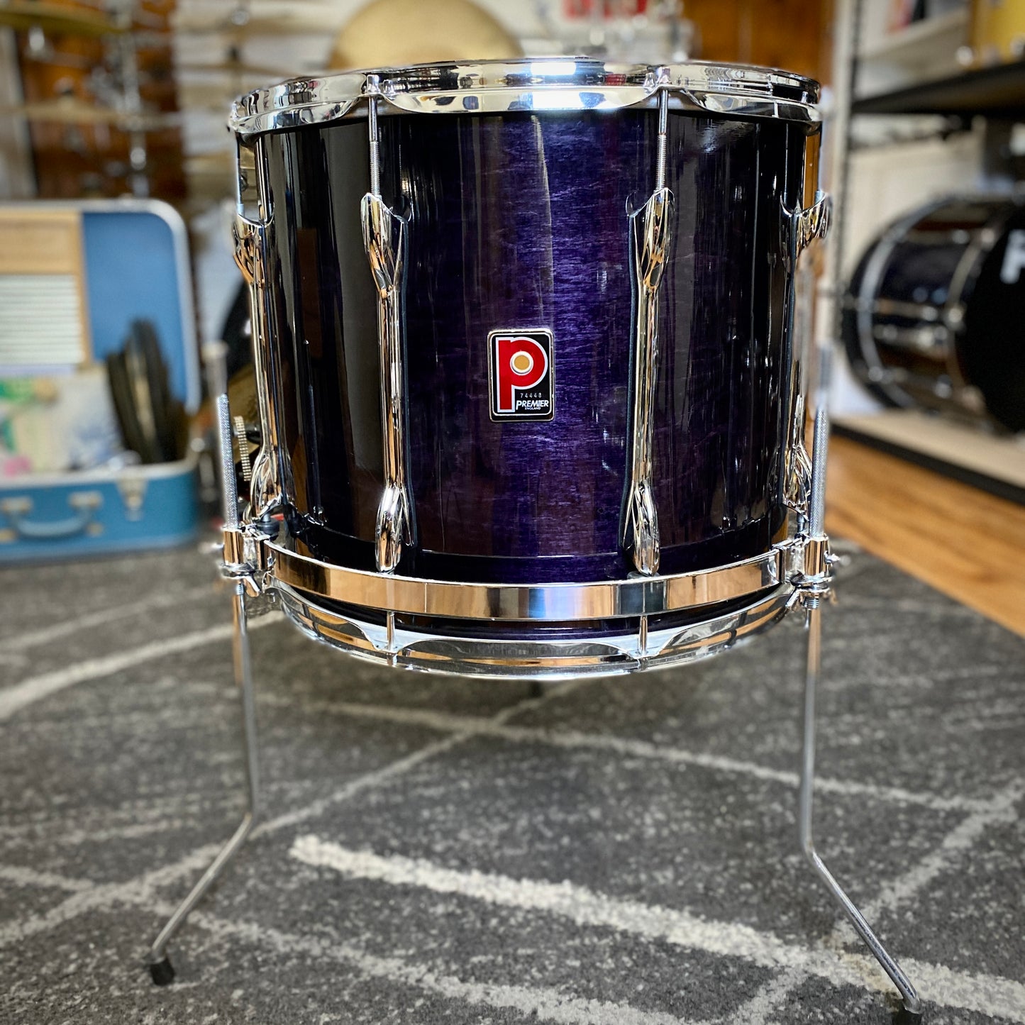 Premier Projector Drum Kit - Black Shadow - 1990s