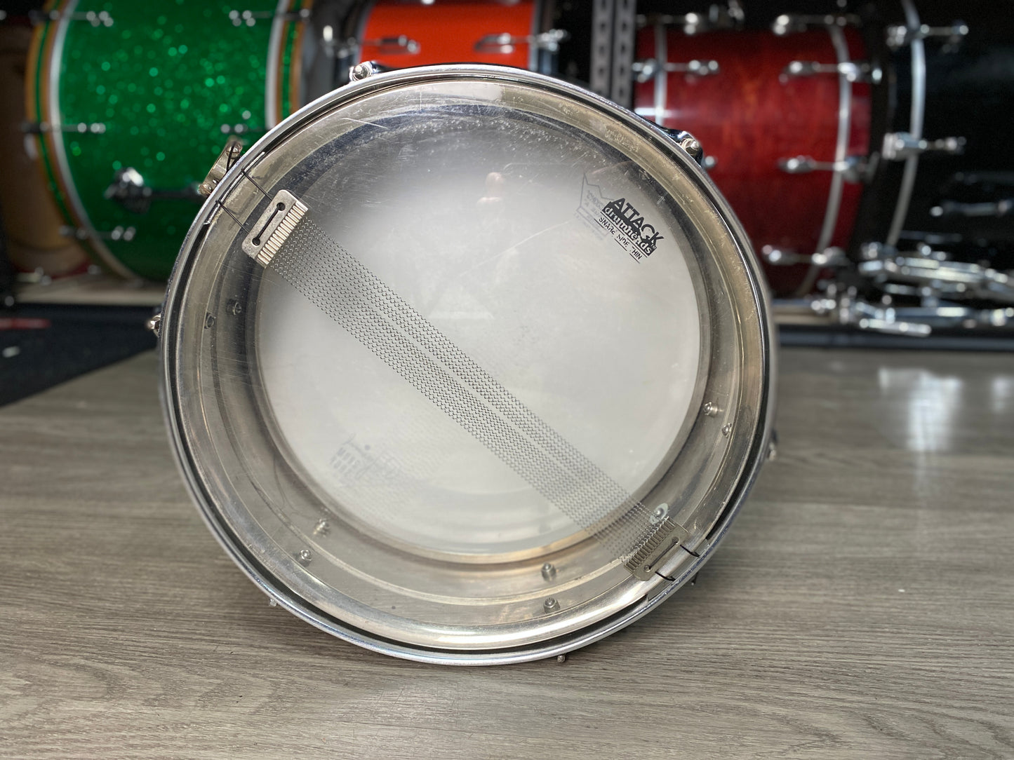 Ludwig 5x14 Universal Snare Drum 2 Piece Nickel Over Brass 1930’s
