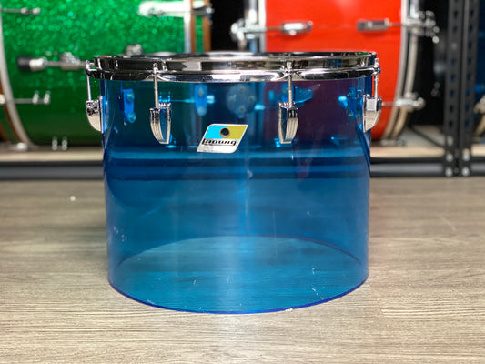 Ludwig 12x15 Vistalite Concert Tom Blue - 1970s