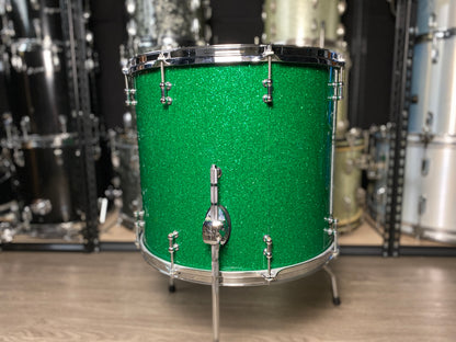 Orange County Custom Drum Kit 14/16/18/26 - Green Sparkle