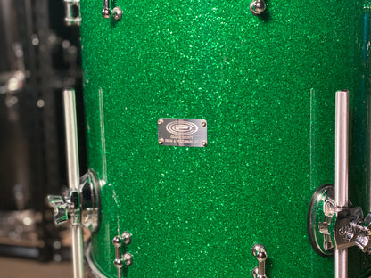 Orange County Custom Drum Kit 14/16/18/26 - Green Sparkle
