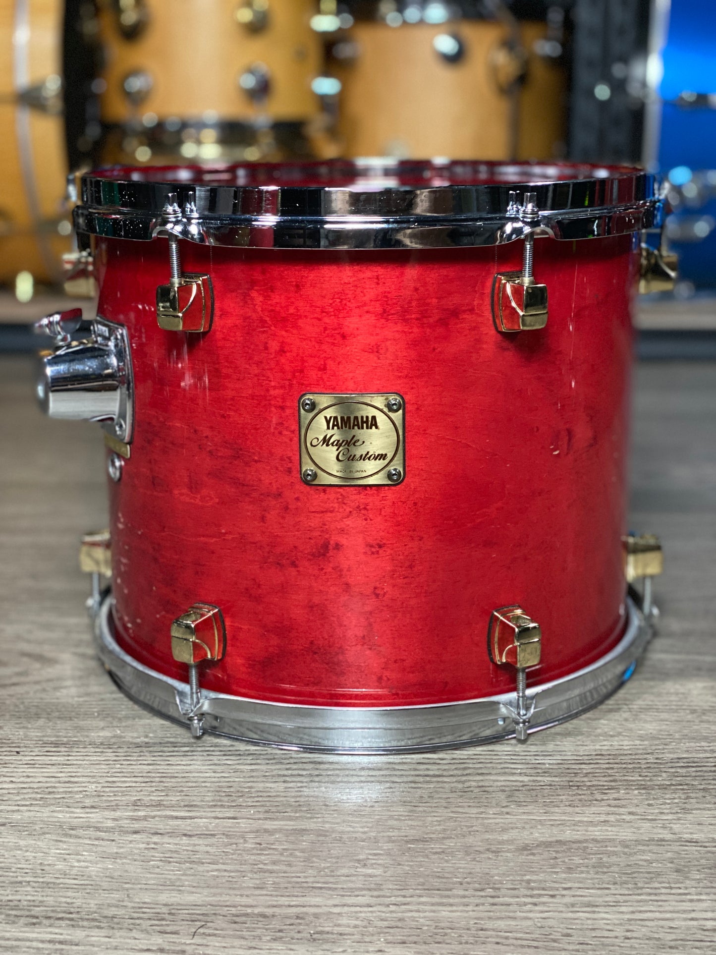 Yamaha Maple Custom Drum Kit – Red Maple Lacquer (1990s)