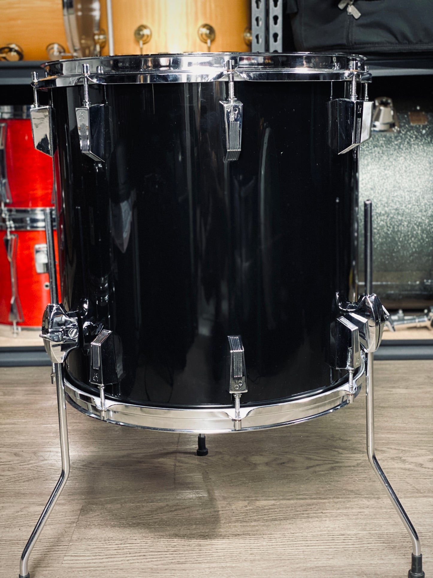 Sonor Phonic Drum Kit – 1980s Black (9-Ply Beechwood Shells)