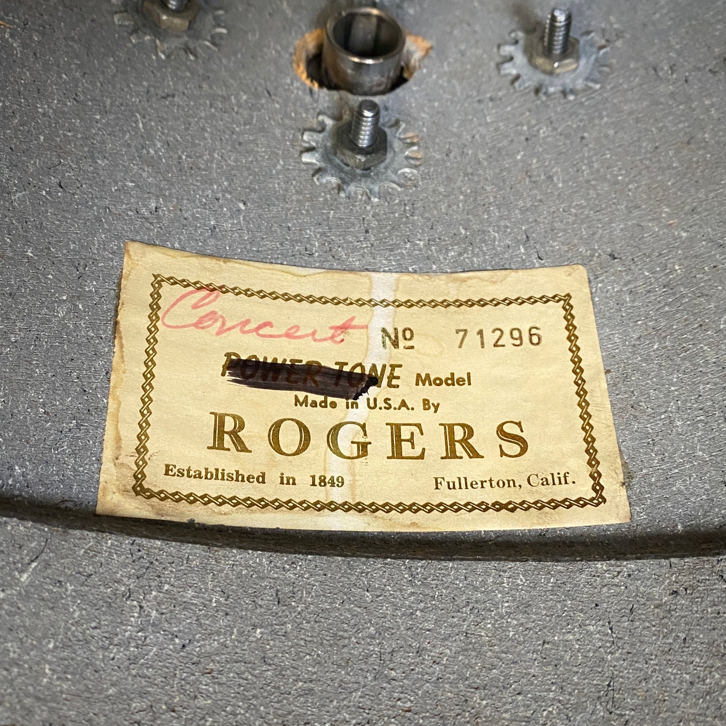 Rogers Drums Powertone Drum Kit 1970s