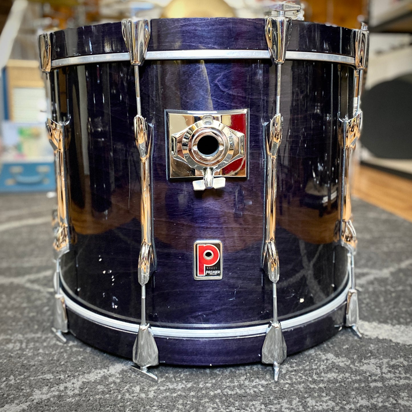 Premier Projector Drum Kit - Black Shadow - 1990s