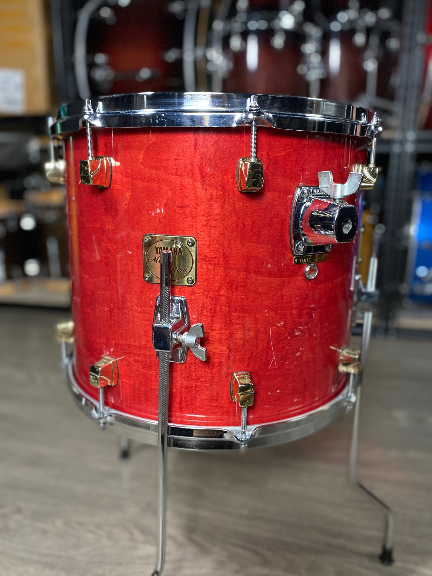 Yamaha Maple Custom Drum Kit – Red Maple Lacquer (1990s)