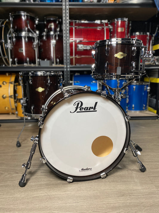 Pearl Masters SST Birch Drum Set Walnut Lacquer