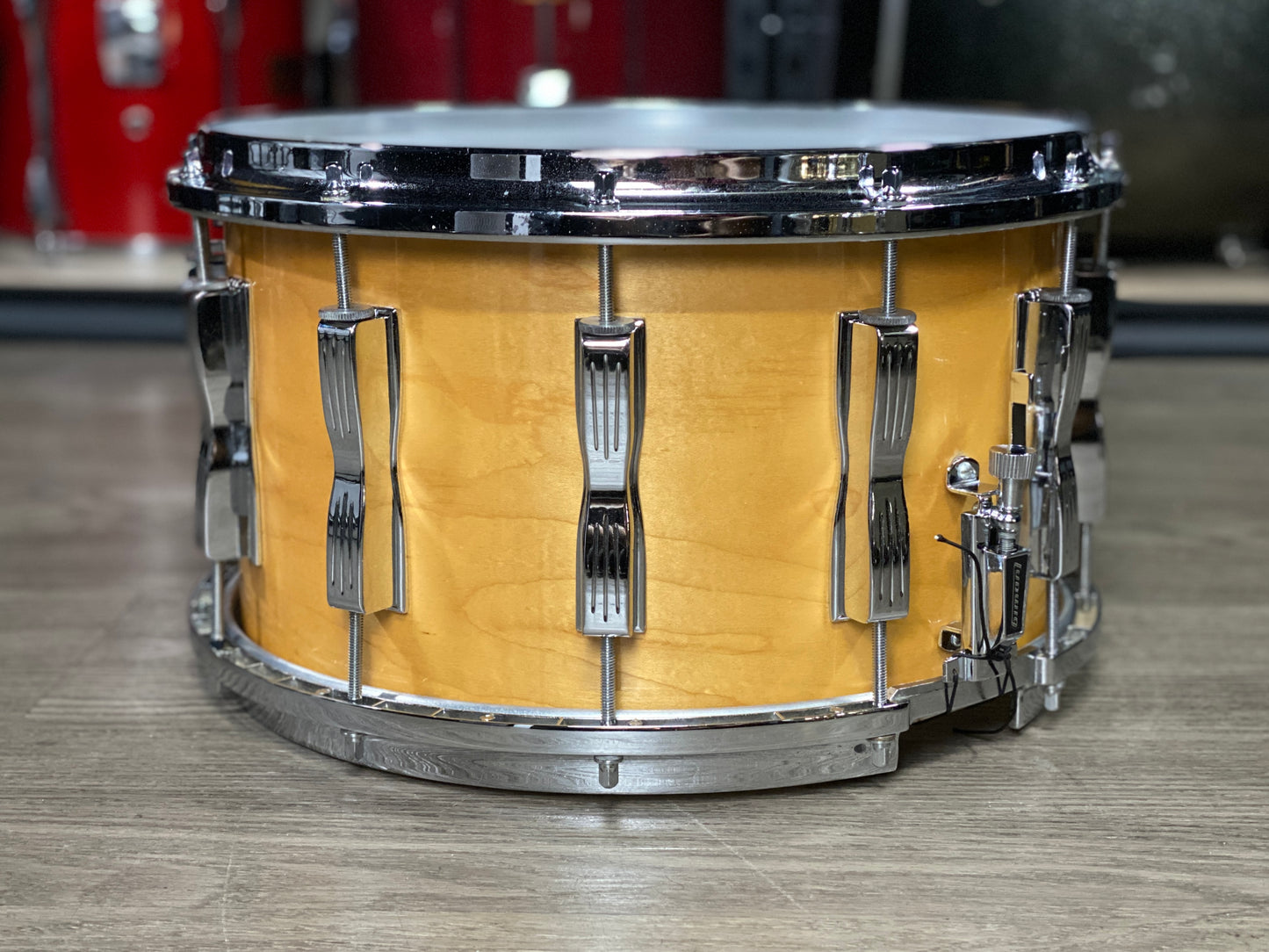 Ludwig 8x14 Coliseum 12 Lug Snare Drum 1980s