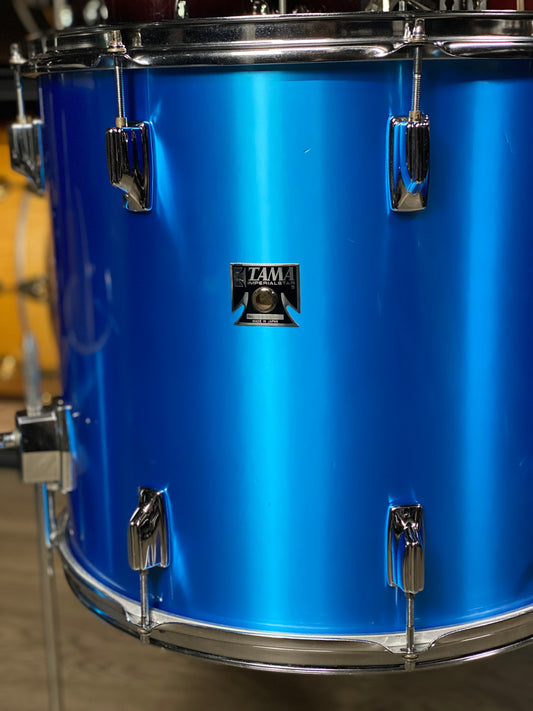 Tama Imperialstar 16x18 Floor Tom Metalic Blue 1970s
