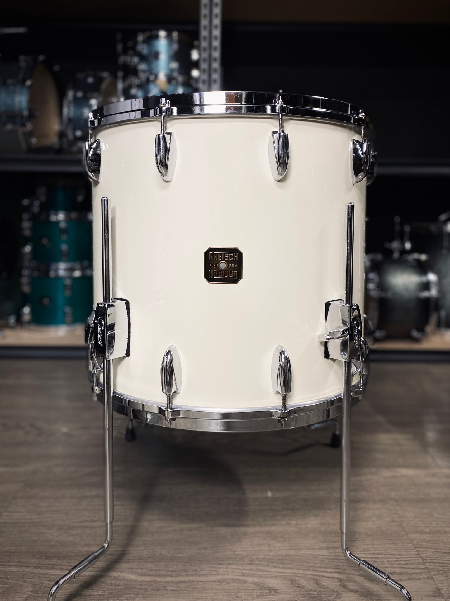 Gretsch USA Drum Set – White Nitron (Early 1980s)