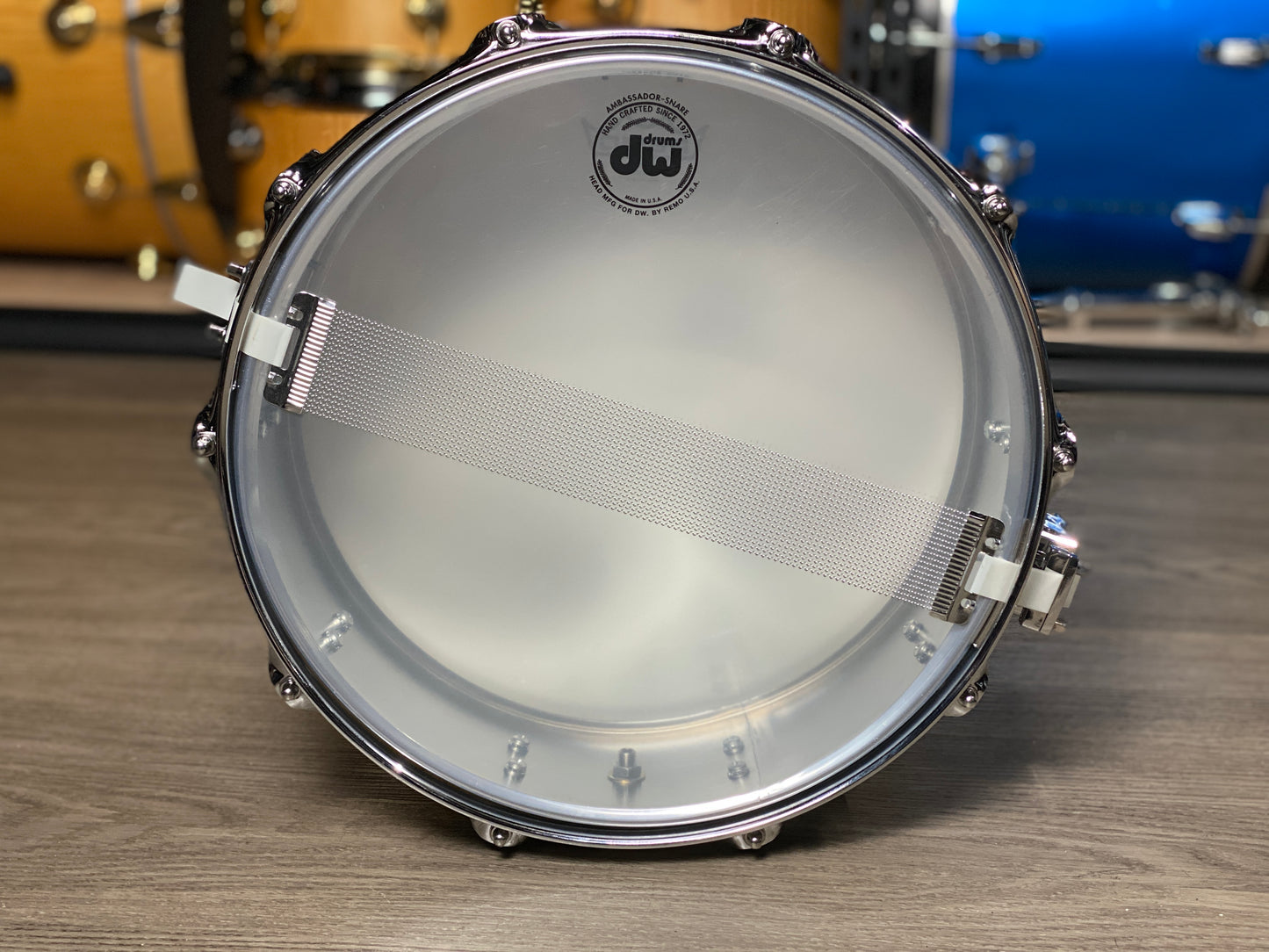 DW Collectors 5x14 Chrome Over Brass Snare – 1998