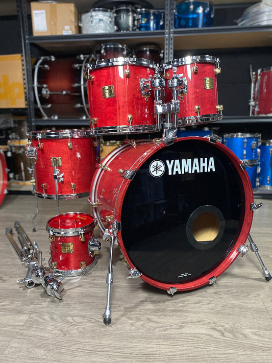 Yamaha Maple Custom Drum Kit – Red Maple Lacquer (1990s)