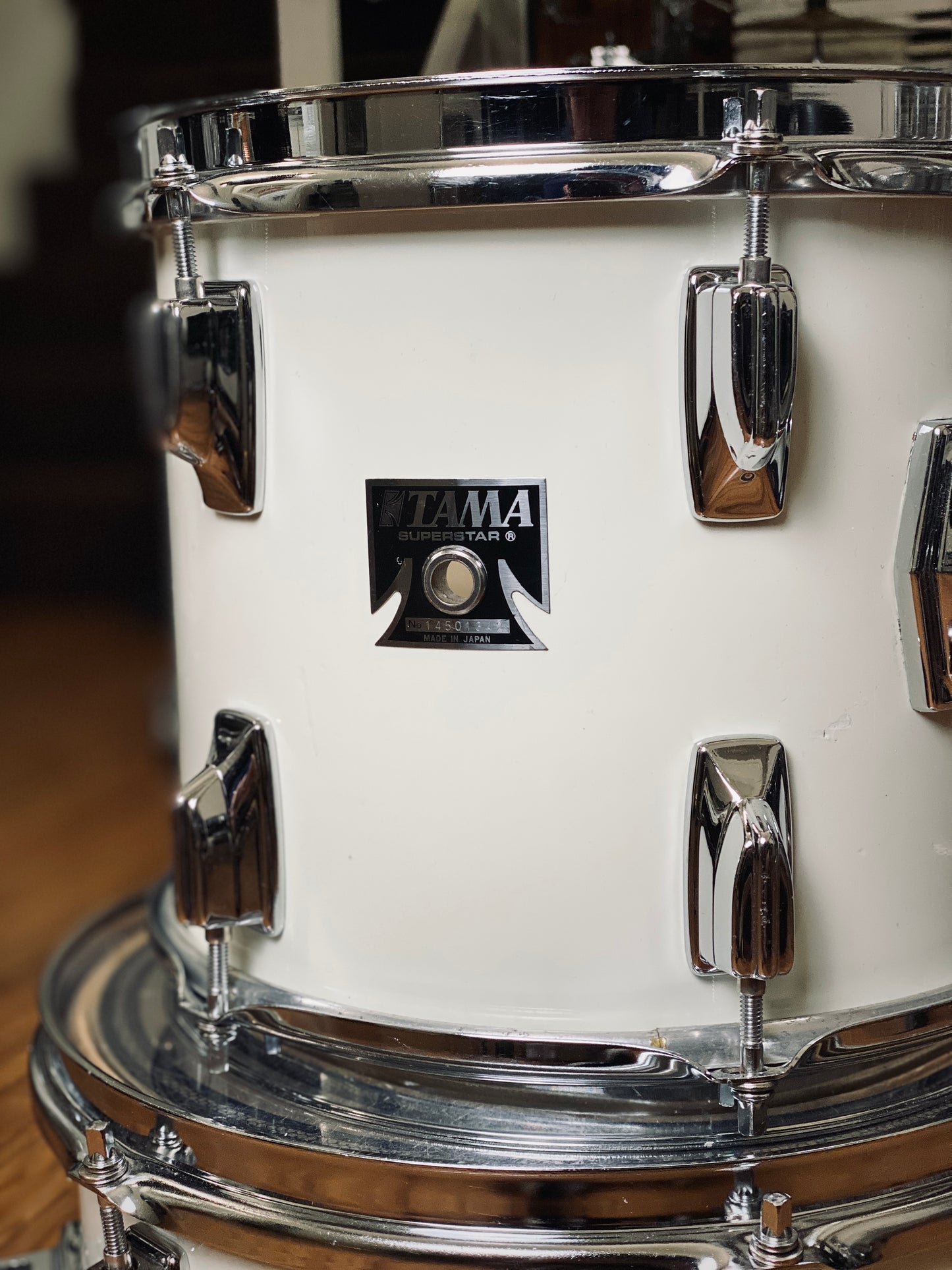 Tama Superstar Drum Kit – Piano White (1986)