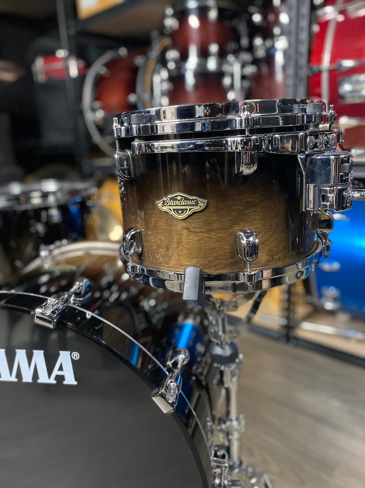 Tama Starclassic Walnut/Birch 3pc Drum Kit – Transparent Mocha Fade