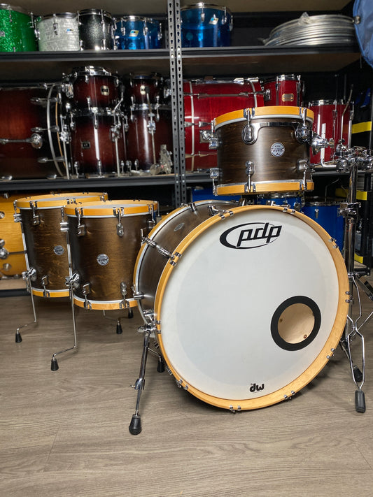 PDP Concept Classic Maple Drum Kit – Walnut / Natural Hoops