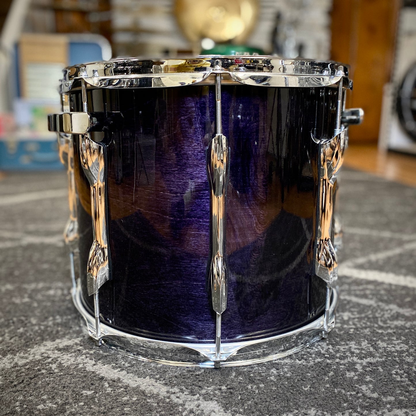 Premier Projector Drum Kit - Black Shadow - 1990s