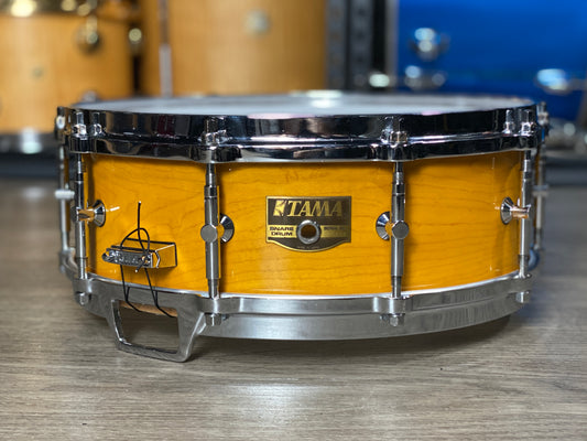 Tama 5x14 SM645 Artwood Solid Maple Snare Drum 1980s