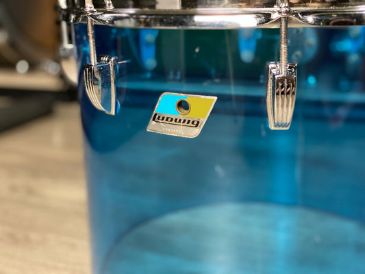 Ludwig 12x15 Vistalite Concert Tom Blue - 1970s