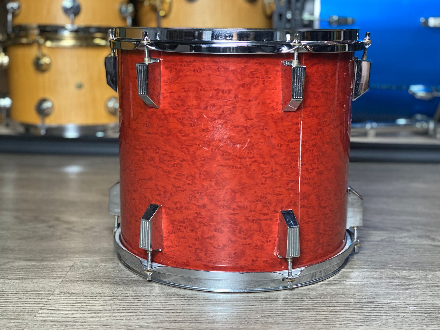 Tama 12x13 Rockstar RM Rack Tom Drum Gravure Cherry Wine