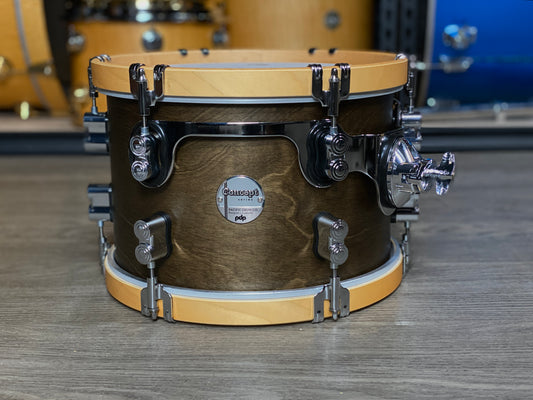 PDP Concept Classic Maple 8x12 Rack Tom – Walnut / Natural Hoops