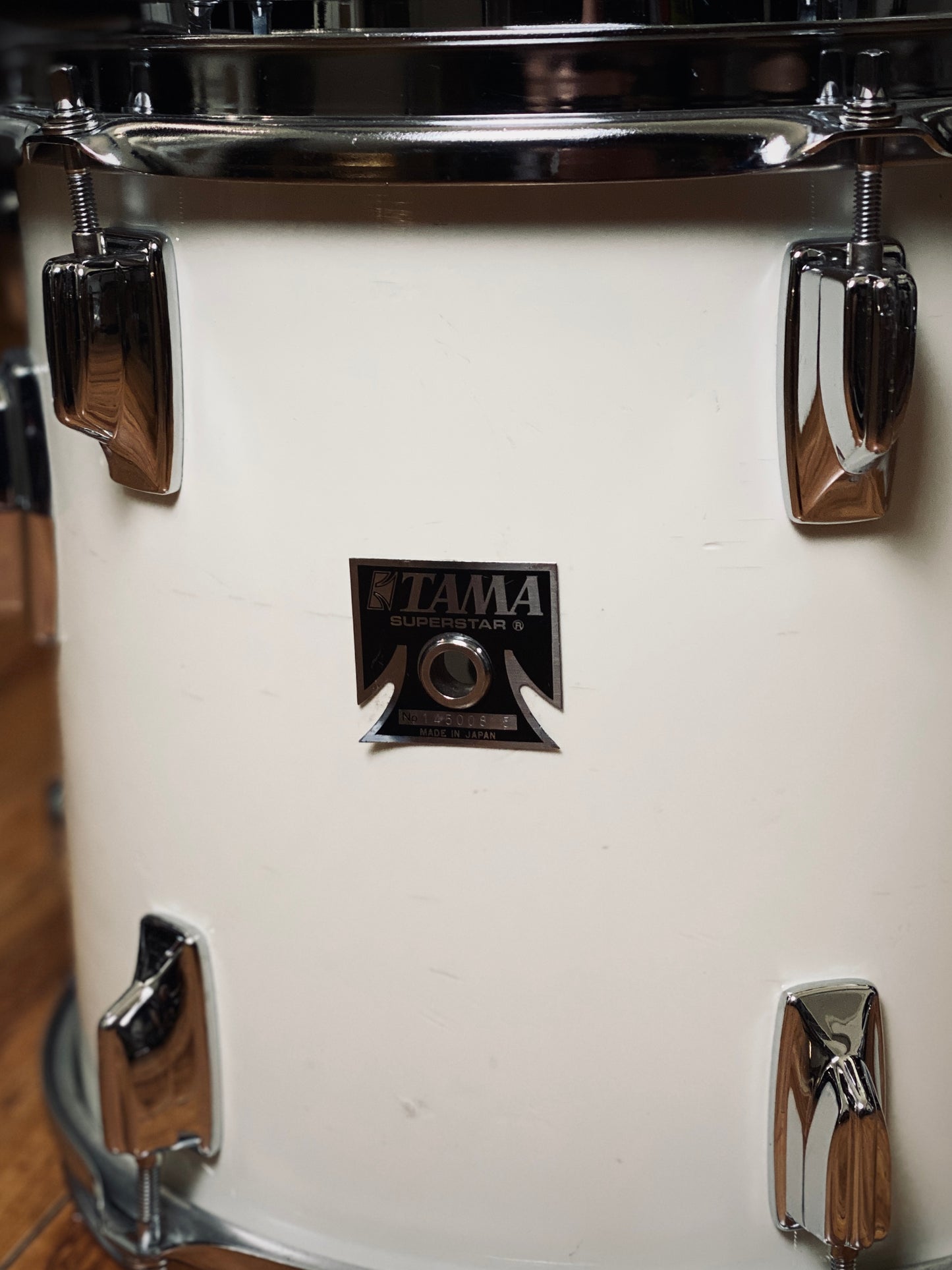 Tama Superstar Drum Kit – Piano White (1986)