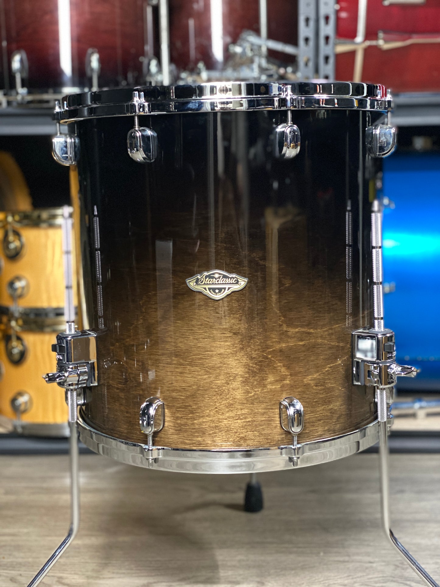Tama Starclassic Walnut/Birch 3pc Drum Kit – Transparent Mocha Fade
