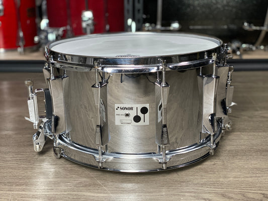 Sonor 8x14 Phonic D508 Ferro Manganese Steel Snare Drum – 1980s