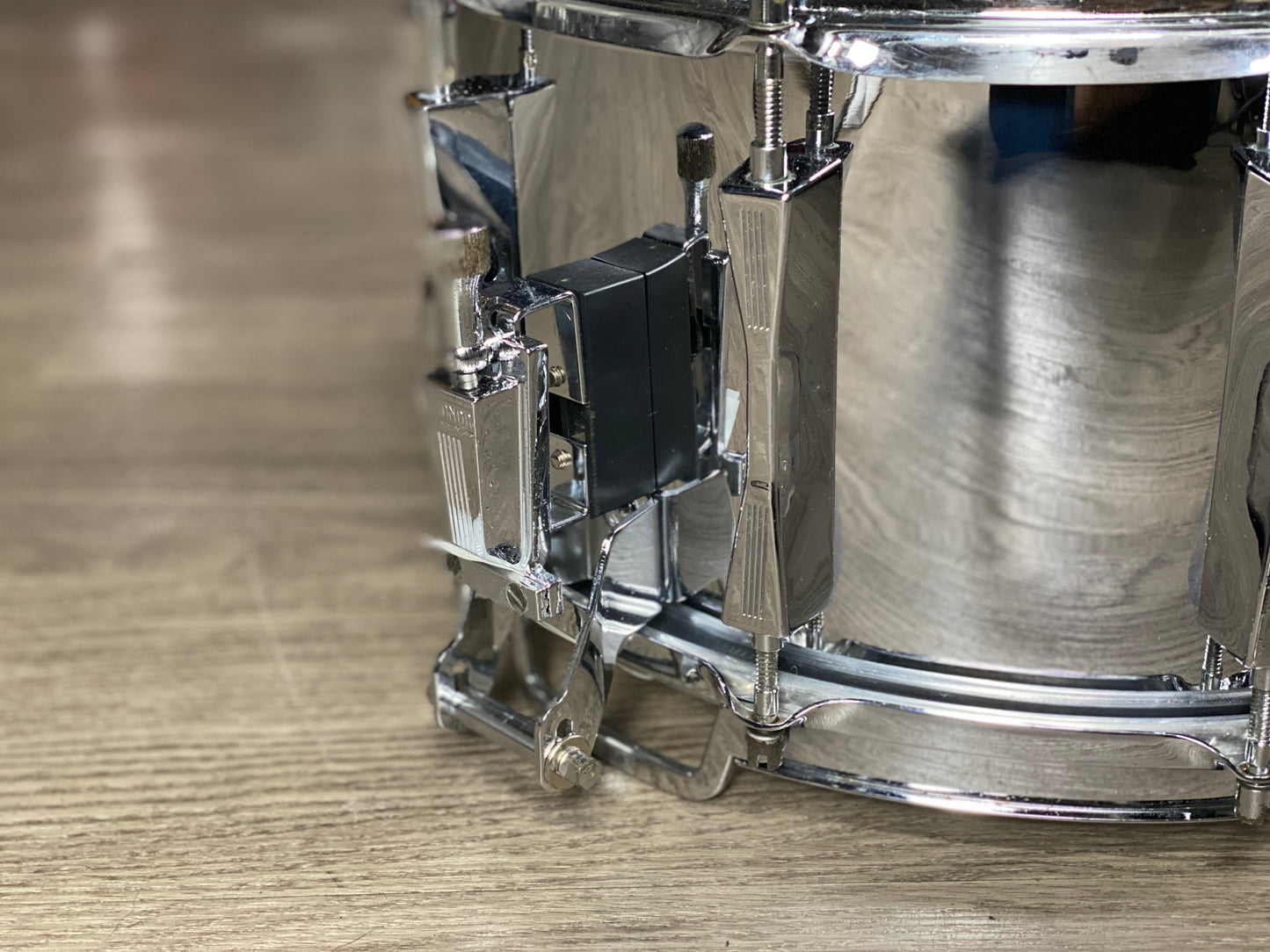 Sonor 8x14 Phonic D508 Ferro Manganese Steel Snare Drum – 1980s