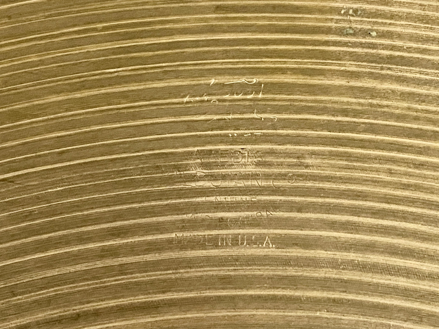 Zildjian 20” Ride Cymbal 2520g - 1970s