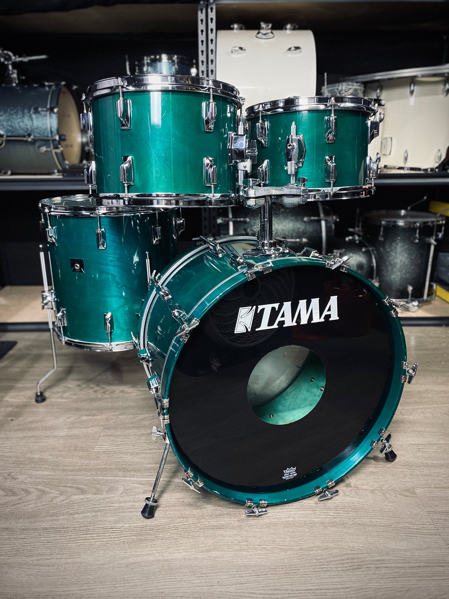Tama Superstar Drum Kit – Aqua Marine (1980s)
