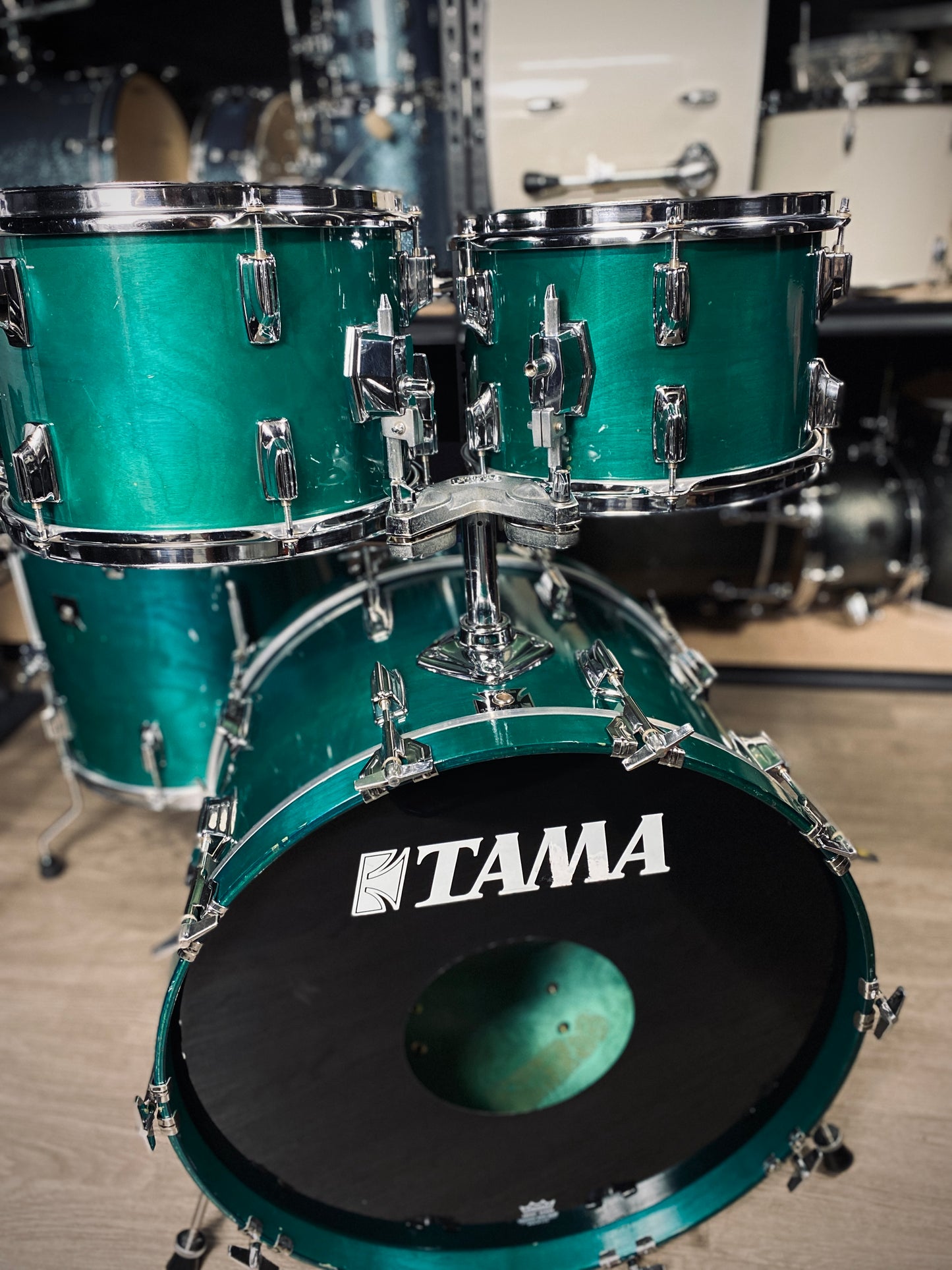 Tama Superstar Drum Kit – Aqua Marine (1980s)