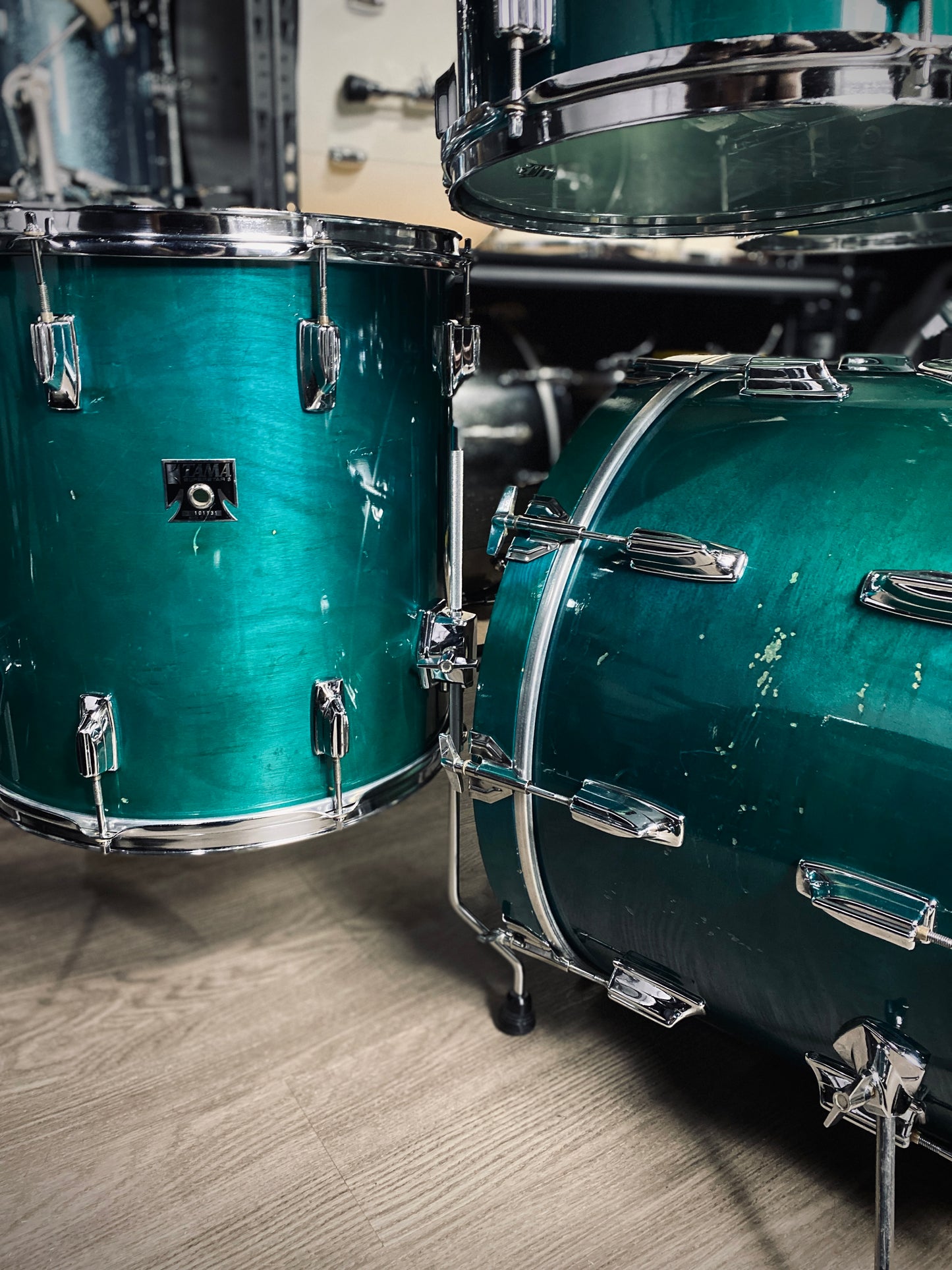 Tama Superstar Drum Kit – Aqua Marine (1980s)