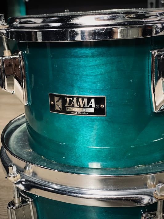 Tama Superstar 8” and 10” Concert Toms - Aqua Marine (1980s)