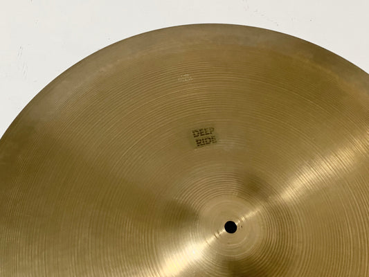 Zildjian 22” A Series Deep Ride Cymbal – 1970s