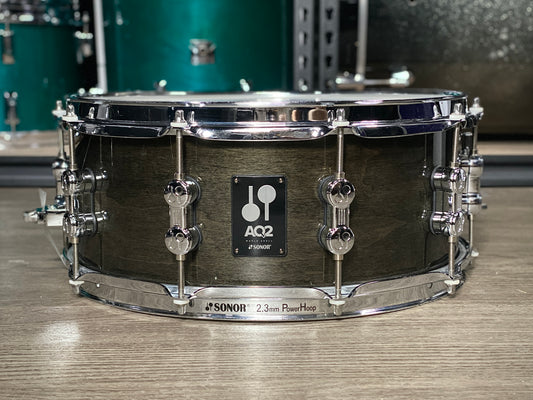 Sonor AQ2 6x14 Snare Drum w/ Zikit Pro Kit – Transparent Black