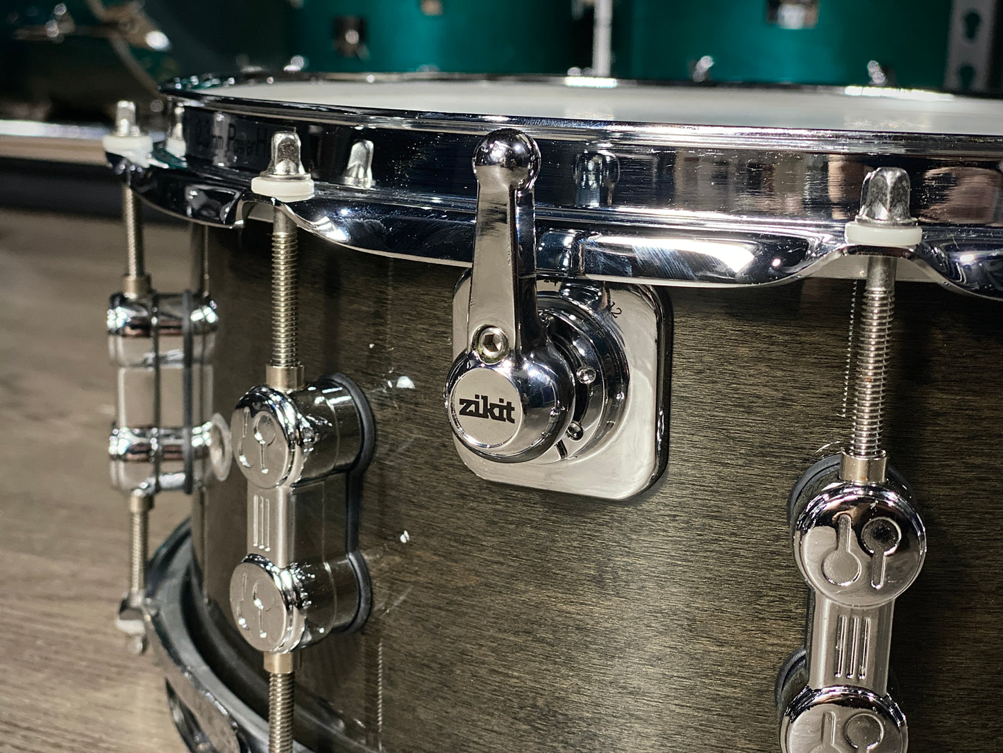 Sonor AQ2 6x14 Snare Drum w/ Zikit Pro Kit – Transparent Black