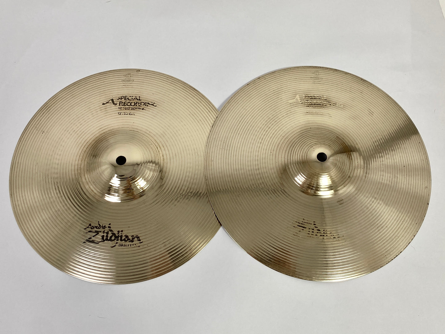 Zildjian 12” A Special Recording Hi-Hat Cymbals – Brilliant