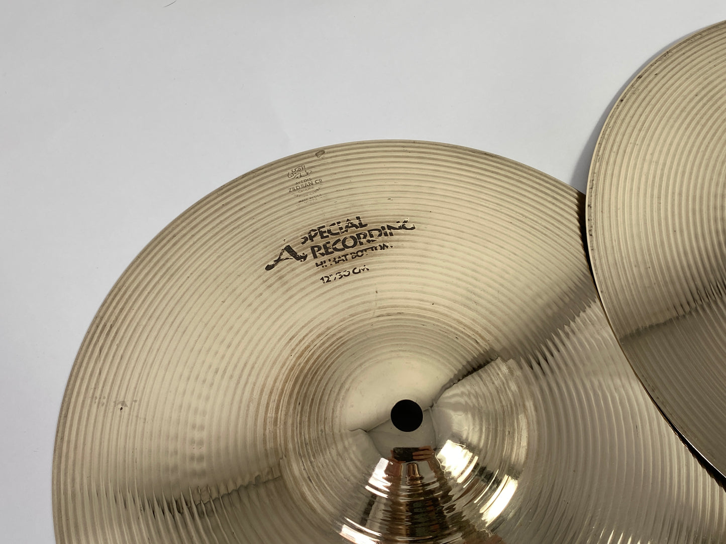 Zildjian 12” A Special Recording Hi-Hat Cymbals – Brilliant