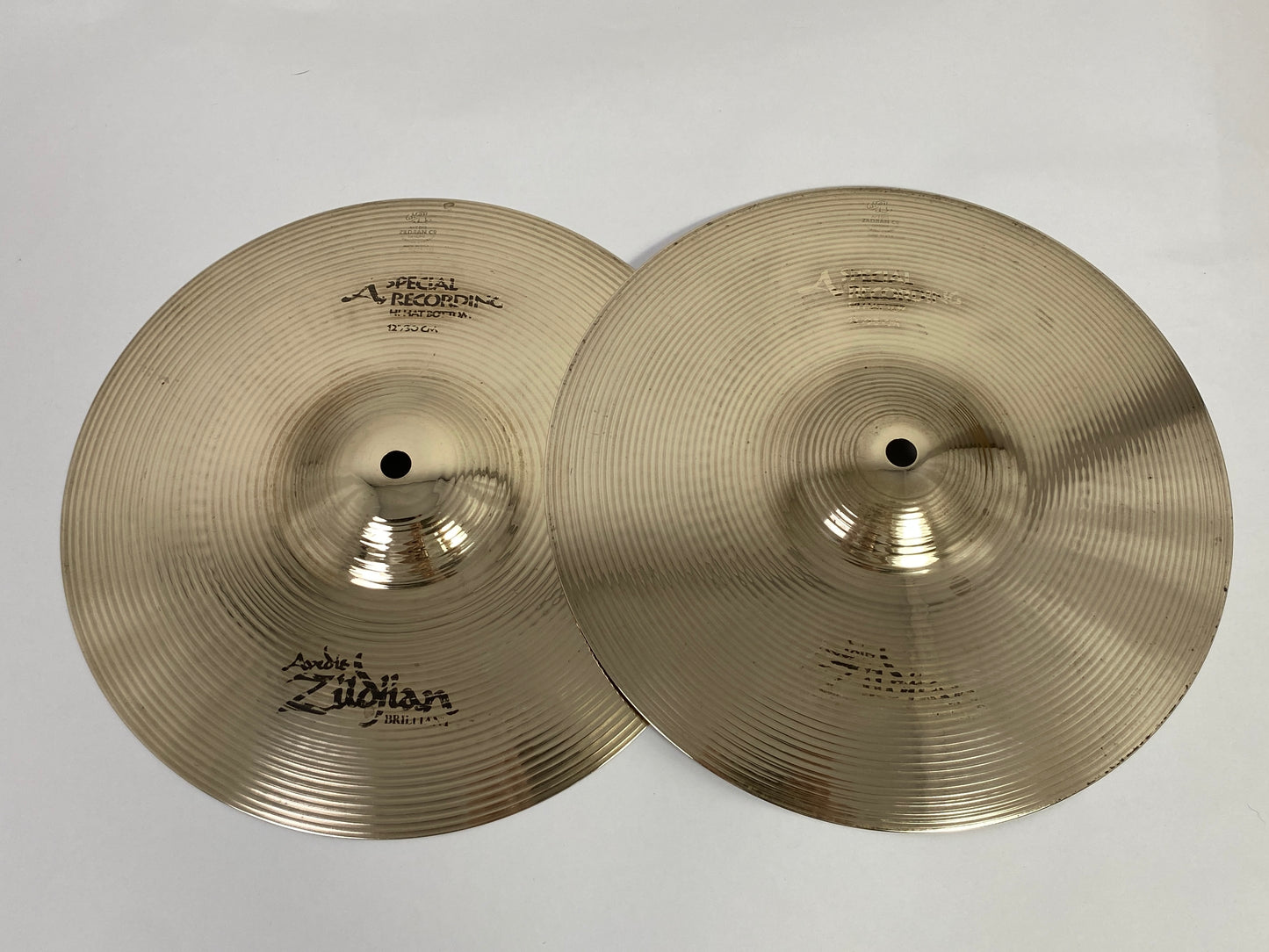 Zildjian 12” A Special Recording Hi-Hat Cymbals – Brilliant