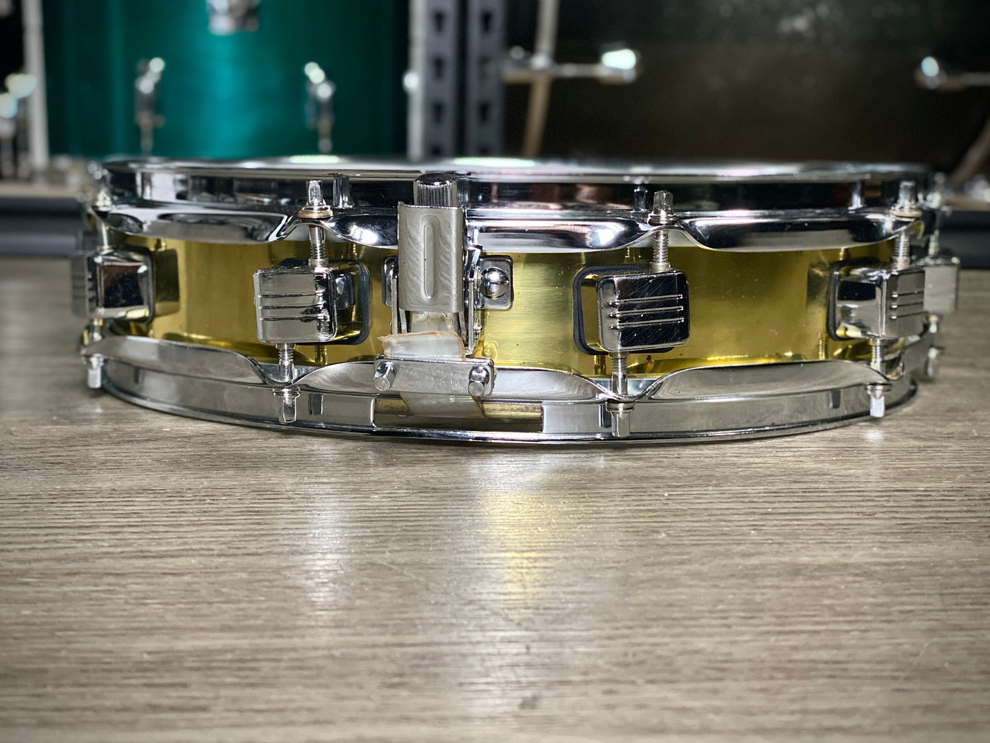 Tama 3.5x14 PM343 Brass Piccolo Snare Drum – 1990s