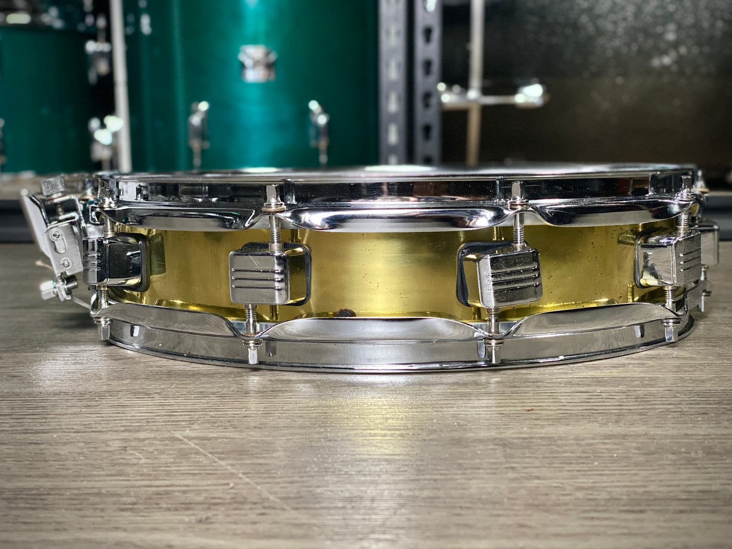 Tama 3.5x14 PM343 Brass Piccolo Snare Drum – 1990s