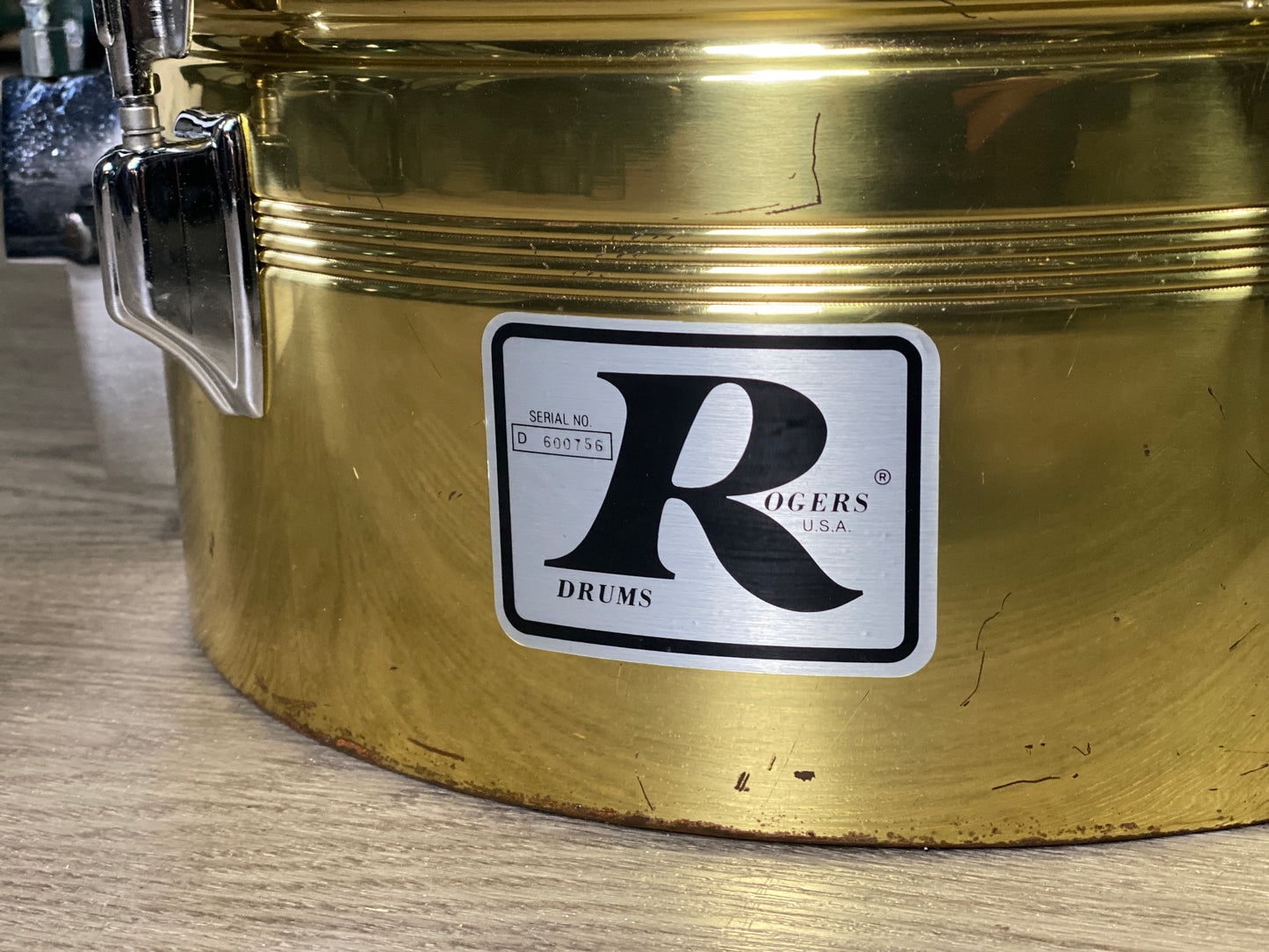 Rogers 13” / 14” Big R Brass Timbale Set – 1980s
