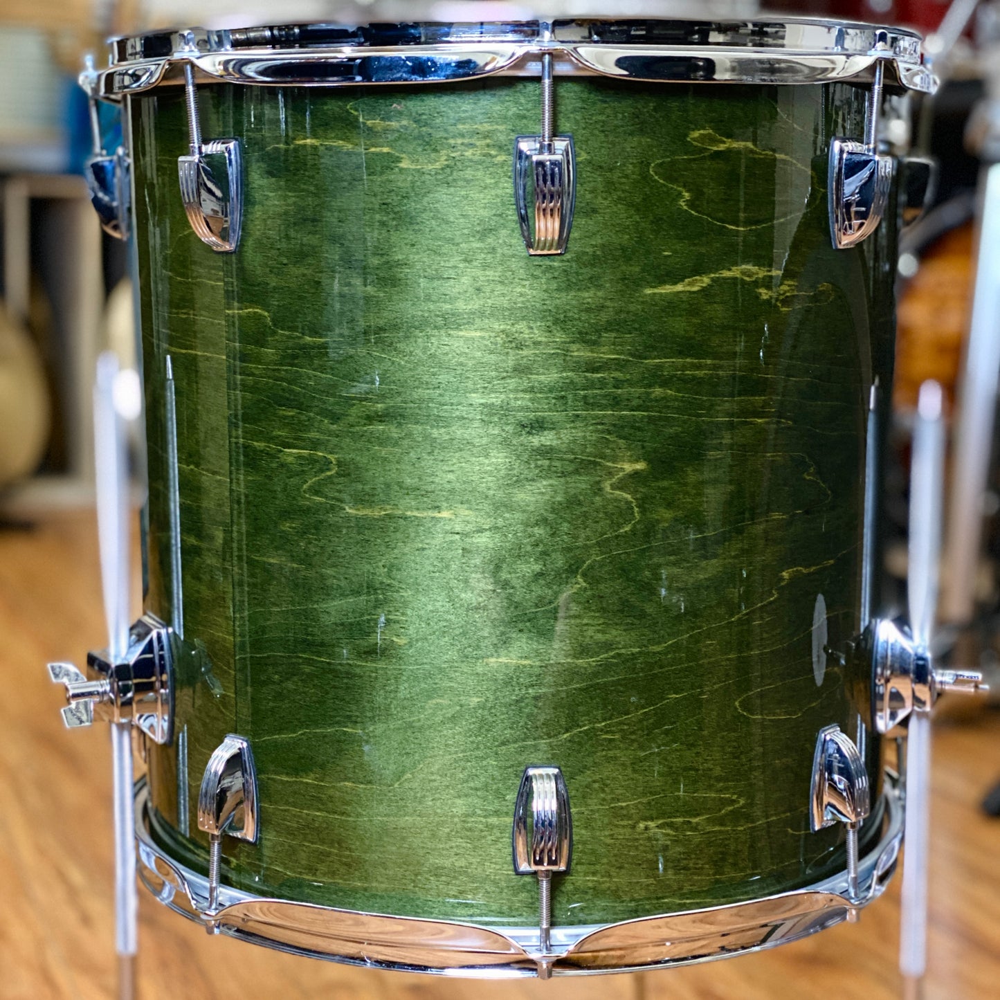 Ludwig Classic Maple 14/16/24 Drum Kit – Emerald Shadow