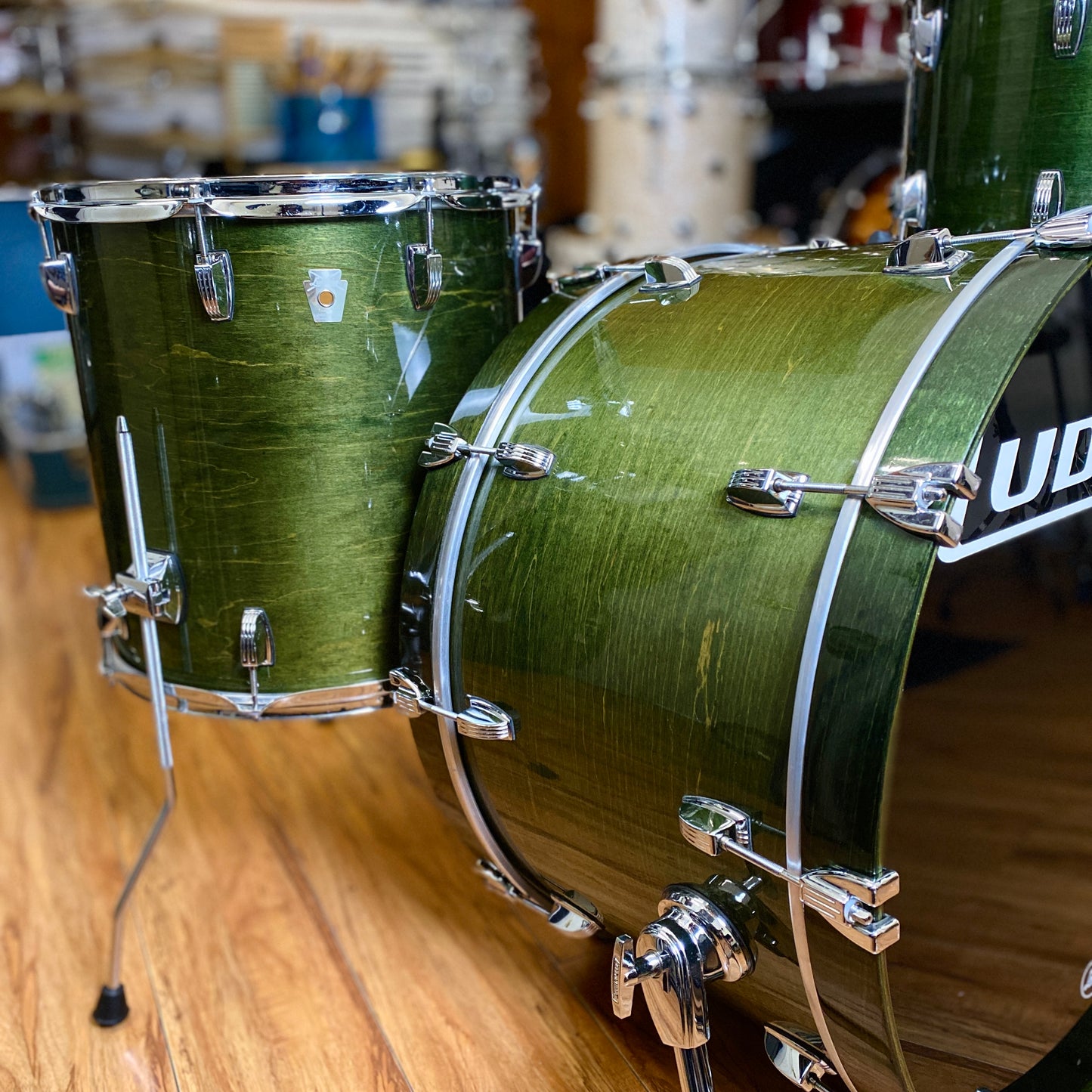 Ludwig Classic Maple 14/16/24 Drum Kit – Emerald Shadow